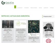 Tablet Screenshot of galiciaambiental.org